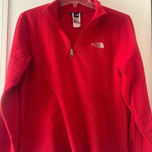 Red Northface Pullover